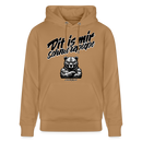 Dit is mir SCHNURZPIEPE-Unisex Bio-Hoodie BIO - Karamell 