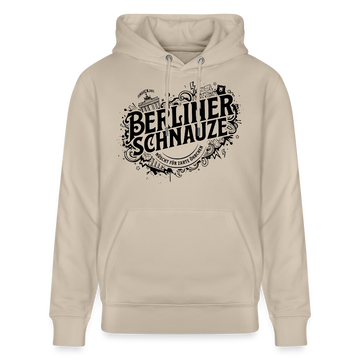 BERLINER SCHNAUZE als Souvenir-Unisex Bio-Hoodie II - Beige