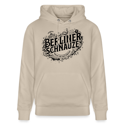 BERLINER SCHNAUZE als Souvenir-Unisex Bio-Hoodie II - Beige