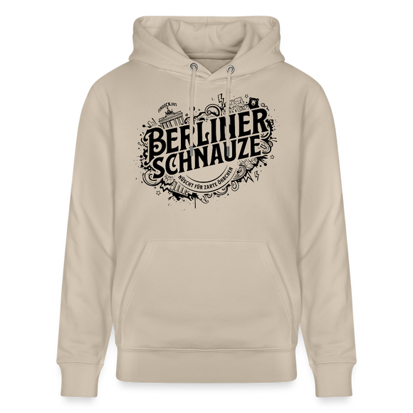 BERLINER SCHNAUZE als Souvenir-Unisex Bio-Hoodie II - Beige