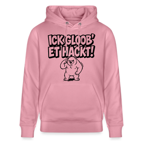 Berliner Spruch-ICK GLOOB ET HACKT!-Unisex Bio-Hoodie - Lila Traum