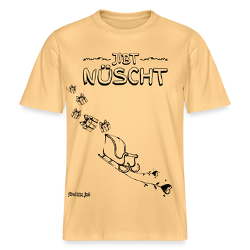 Weihnachten in Berlin 25-JIBT NÜSCHT-unisex Relaxed Fit Bio-T-Shirt II - Hellgelb