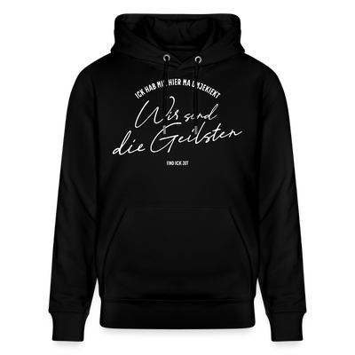WIR SIND DIE GEILSTEN-Berlin26-Unisex Bio-Hoodie - Schwarz
