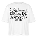 ICK KNUTSCH DIR - Frauen Boxy Bio-T-Shirt - Weiß