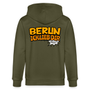 BERLIN ICK LIEB DIR - Unisex Bio-Kapuzenjacke - Khaki