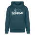 Berliner Spruch-BLÜMERANT-Unisex Bio-Hoodie - Dunkles Petrol