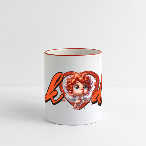 ICK ❤️DIR-Panoramatasse - Weiß/Rot