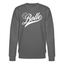 ICK FREU MA WIE BOLLE-Unisex Bio-Sweatshirt - Anthrazit
