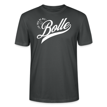 ICK FREU MA WIE BOLLE-Unisex T-Shirt BIO - Anthrazit