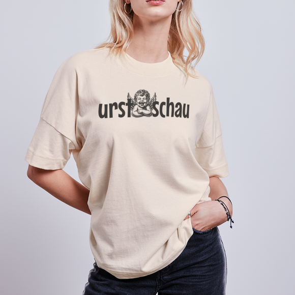 URST SCHAU - Unisex Oversize Bio-T-Shirt - Naturweiß