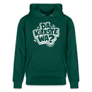 DA KIEKSTE WA?-Unisex Bio-Hoodie-mit Berliner Spruch - Forest