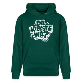 DA KIEKSTE WA?-Unisex Bio-Hoodie-mit Berliner Spruch - Forest