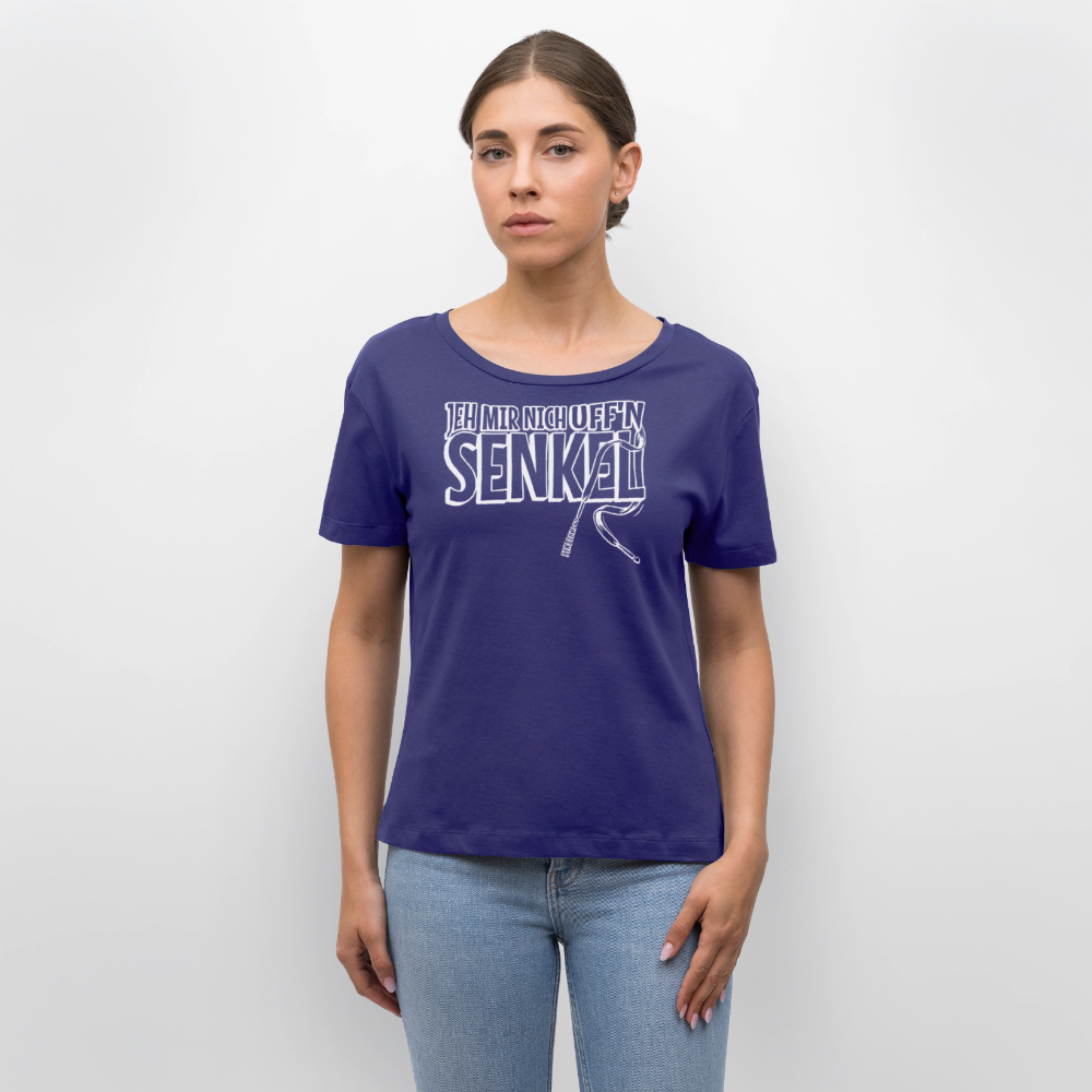 JEH MIR NICH UFF'N SENKEL-Rundhals Frauen Bio-T-Shirt II - Dämmerung