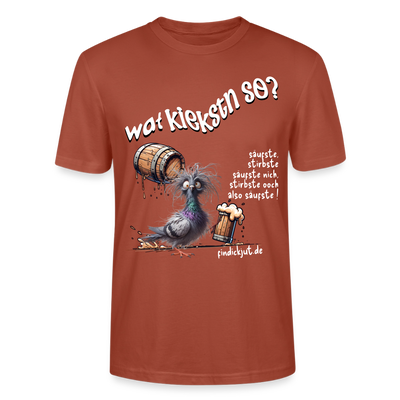 KIEKSTN SO?-Unisex T-Shirt II - Terrakotta