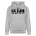 ICK GLOOB, MIR LAUST DER AFFE-Unisex Bio-Hoodie - Grau meliert