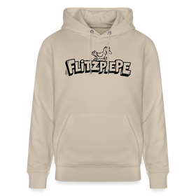 FLITZPIEPE-Unisex Bio-Hoodie mit dem Original Berliner Spruch - Beige