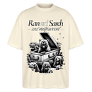 Ran an Sarch-Oversized Unisex Bio T-Shirt I - Weißgrau