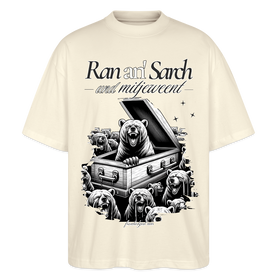 Ran an Sarch-Oversized Unisex Bio T-Shirt I - Weißgrau