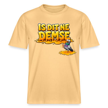 Berlin Shirt-IS DIT NE DEMSE-RELAXED FIT Unisex Organic T-Shirt - Hellgelb