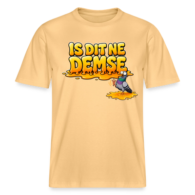 Berlin Shirt-IS DIT NE DEMSE-RELAXED FIT Unisex Organic T-Shirt - Hellgelb