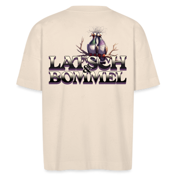 BERLINER LATSCH UND BOMMEL - Unisex Oversize Bio-T-Shirt - Naturweiß