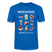 Berliner Verrücktheit-MESCHUGGE-Unisex T-Shirt BIO - Pfauenblau