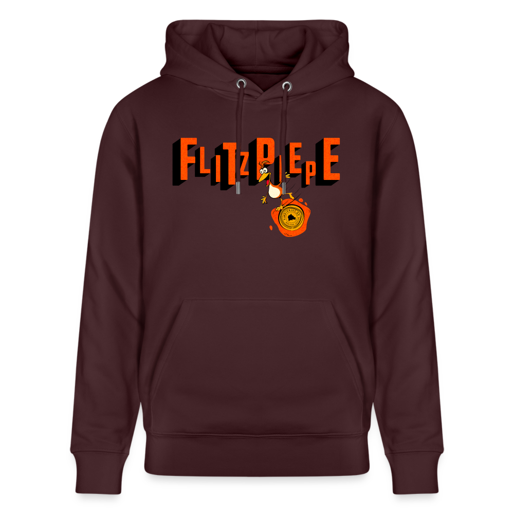 FLITZPIEPE - Unisex Bio-Hoodie - Maroon