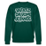 Berliner Kultspruch-VAFATZ DA IM JELÄNDE-Unisex Bio-Sweatshirt - Forest