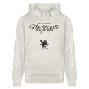 NACHTIGALL ICK HÖR DIR TRAPSEN-Unisex Bio-Hoodie - Beige meliert
