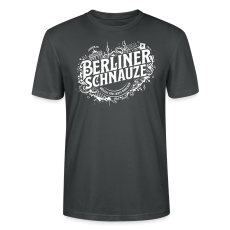 BERLINER SCHNAUZE-Unisex T-Shirt BIO - Anthrazit