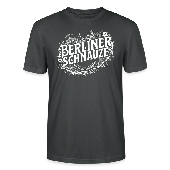 BERLINER SCHNAUZE-Unisex T-Shirt BIO - Anthrazit