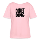 DOLLET DING-Rundhals Frauen Bio-T-Shirt - Hellrosa