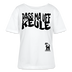 PASS MA UFF KEULE-Rundhals Frauen Bio-T-Shirt - Weiß