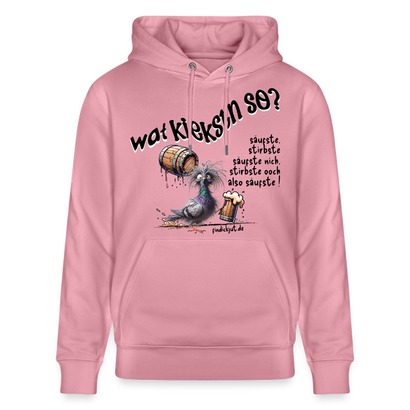 WAT KIEKSTN SO - Unisex Bio-Hoodie - Lila Traum