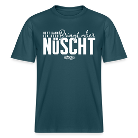 NETT KANN ICK OOCH- RELAXED FIT Unisex Bio T-Shirt - Dunkles Petrol