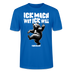 ICK MACH WAT ICK WILL-Unisex T-Shirt BIO IV - Pfauenblau