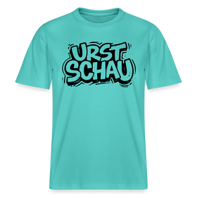 Ostalgie- RELAXED FIT Unisex Bio T-Shirt-URST SCHAU - Poolblau