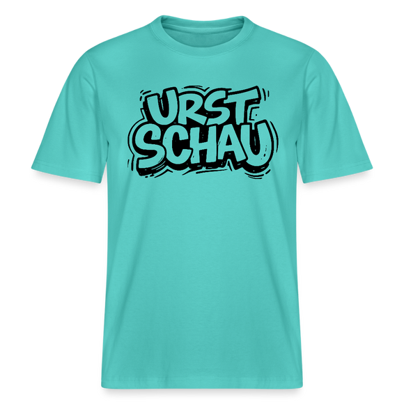 Ostalgie- RELAXED FIT Unisex Bio T-Shirt-URST SCHAU - Poolblau