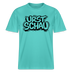 Ostalgie- RELAXED FIT Unisex Bio T-Shirt-URST SCHAU - Poolblau