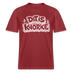 DIT IS KNORKE-RELAXED FIT Unisex bio T-Shirt - Erdrot