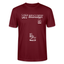 DIT ESKALIERT EH- Unisex T-Shirt BIO - Burgunderrot