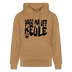 PASS MA UFF KEULE - Unisex Bio-Hoodie - Latte