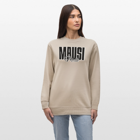MAUSI UND MOTTE-Unisex Bio-Sweatshirt - Beige