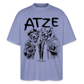 ATZE-Berlin Shirt-Oversized Unisex Bio T-Shirt - Violett