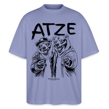 ATZE-Berlin Shirt-Oversized Unisex Bio T-Shirt - Violett