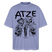 ATZE-Berlin Shirt-Oversized Unisex Bio T-Shirt - Violett