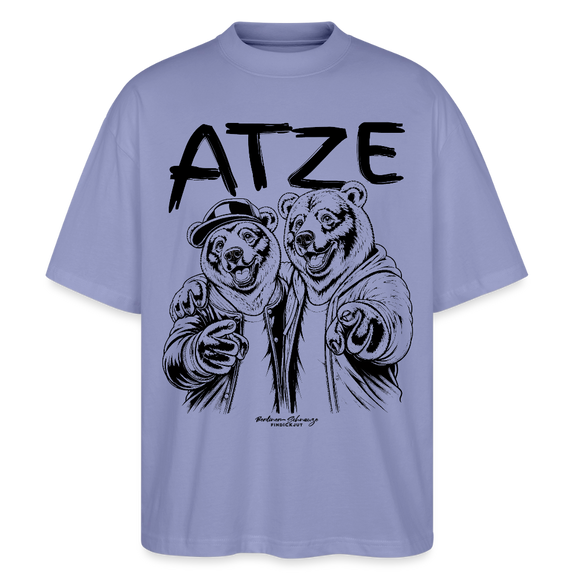 ATZE-Berlin Shirt-Oversized Unisex Bio T-Shirt - Violett