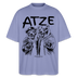 ATZE-Berlin Shirt-Oversized Unisex Bio T-Shirt - Violett