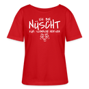 Berliner Spruch-ICK BIN NÜSCHT FÜR SCHWACHE NERVEN-Rundhals Frauen Bio-T-Shirt - Rot