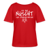 Berliner Spruch-ICK BIN NÜSCHT FÜR SCHWACHE NERVEN-Rundhals Frauen Bio-T-Shirt - Rot